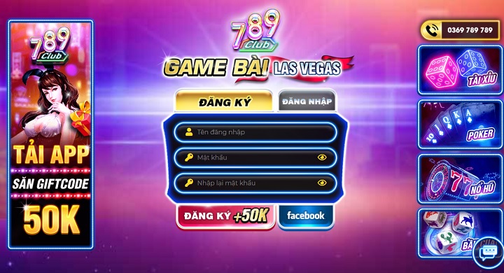 Cổng game bài đổi thưởng 789 game